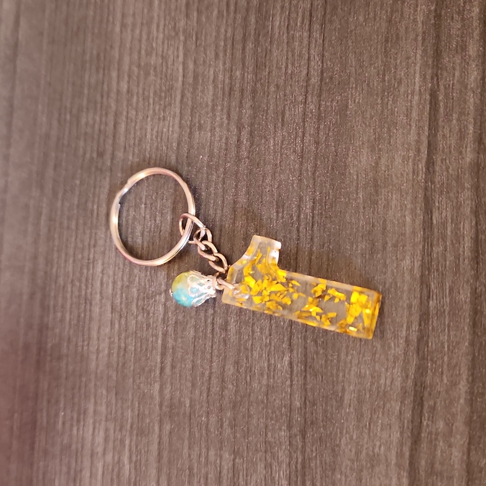 Number "1" Resin Keychain - Picture 3 of 3